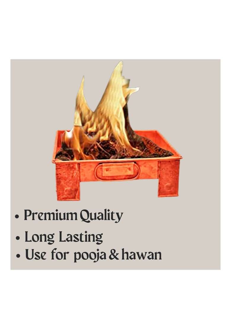 Adalic Havan Kund Pure Copper with Handle on Both Side for Yagya Kund Deepawali Pujan Grah Puja Birth - Indya