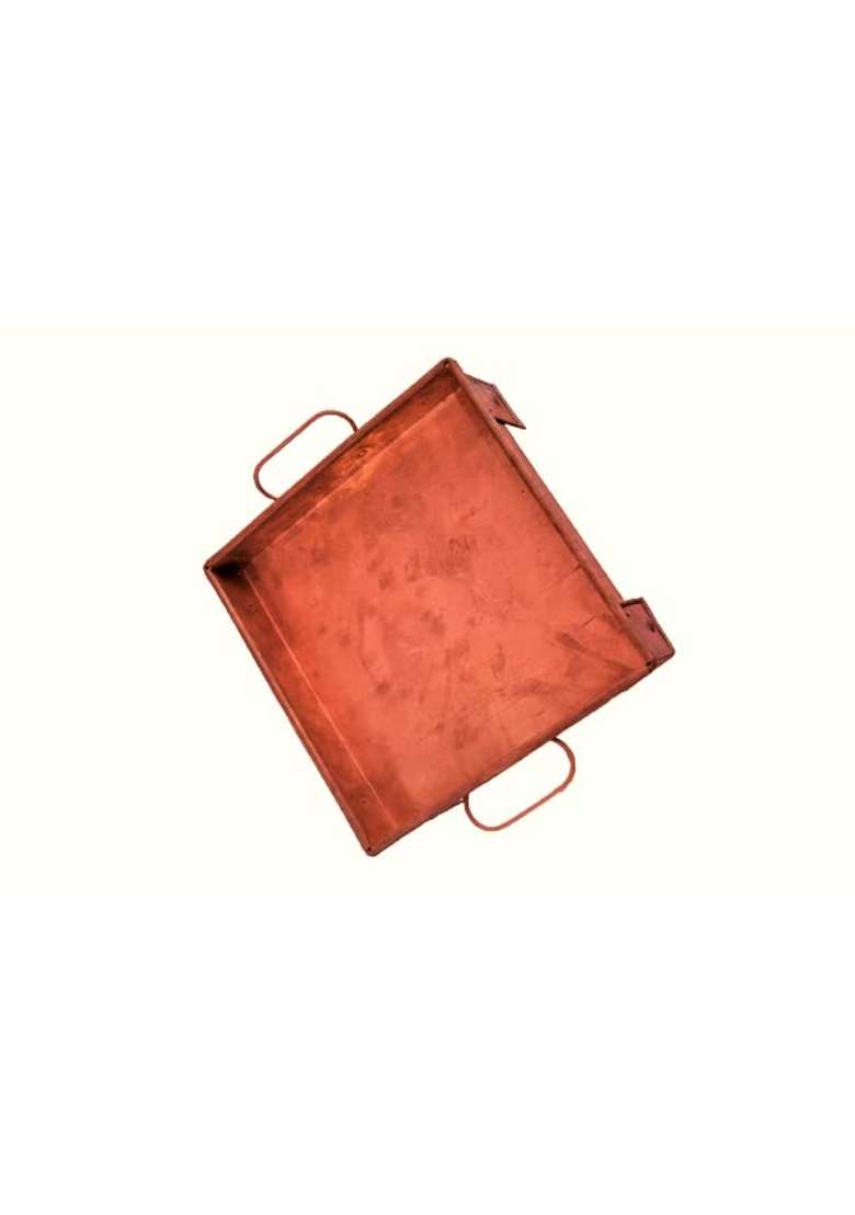 Shrinika Copper Havan Kund for Puja 12 Inch Tamra Yagya Kund - Indya