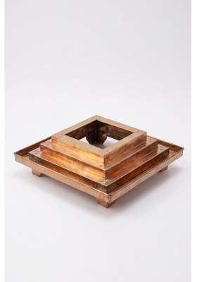 Hari Prem Havan Kund Mekhala Pure Copper 16 Inch