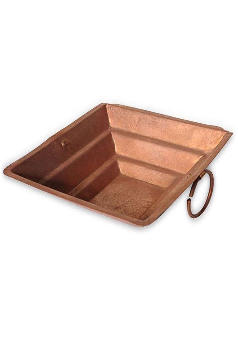 Urancia Havan Kund Copper Portable and Easy 2 Point 18 Kgs Lxb 40X40cm - Indya