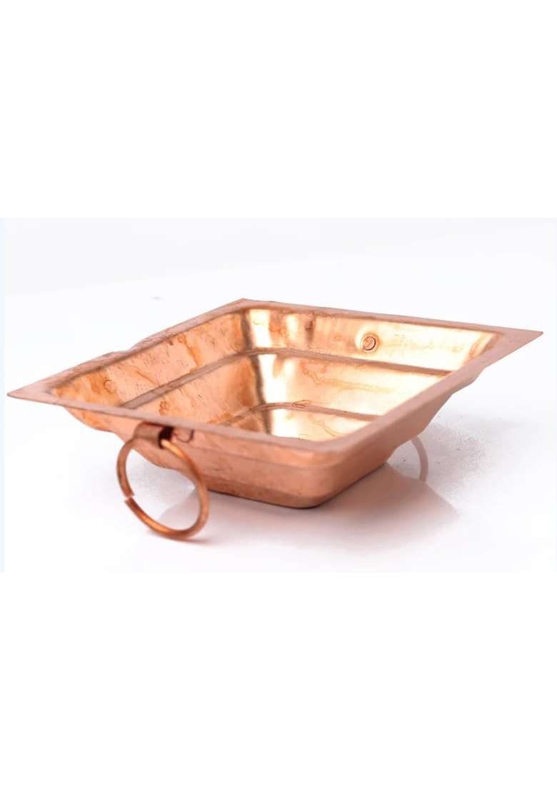 Atrodevi Enterprises Handmade Pure Copper Hawan Kund for Home Puja and Hawan Purpose - Indya