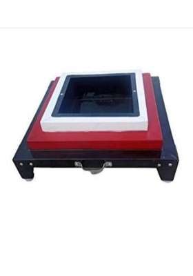 Shri Vishvkarma Steel Works Hawan Kund White Red Black 9 in Metal