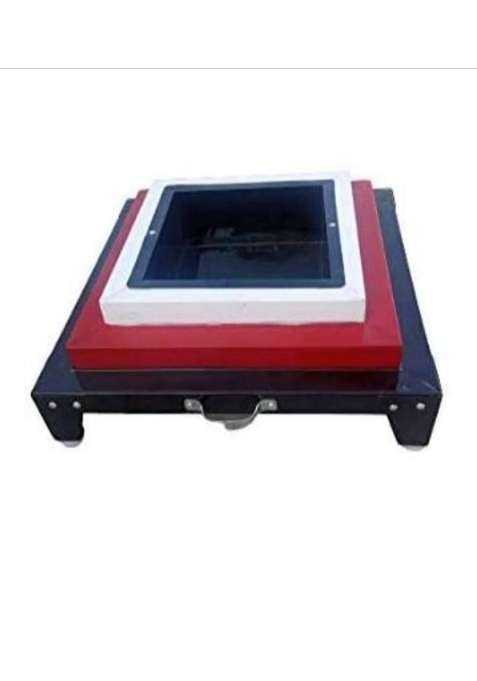 Shri Vishvkarma Steel Works Hawan Kund White Red Black 9 in Metal