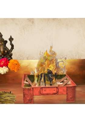 Shrinika Copper Havan Kund for Puja Tamba Yagya Hawan Kund for Home Marriage and Festivals