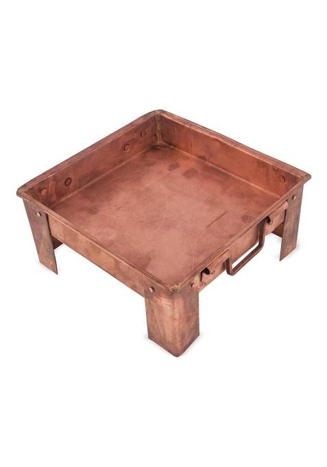 3RD Eye Pure Copper Hawan Kund for Poojan Purpose Indian Cultural Religious Item Best for Home Office Copper