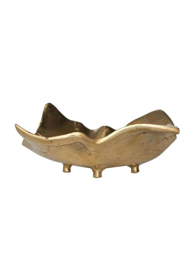 Kalarambh Brass Decorative Havan Bowl Patra for Hawan Kund Bowl Havan Agnihotra Patra Pooja Room Mandir - Indya