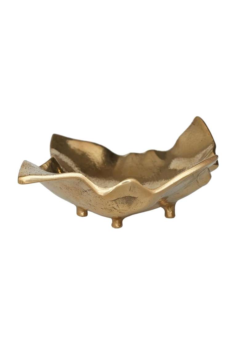 Kalarambh Brass Decorative Havan Bowl Patra for Hawan Kund Bowl Havan Agnihotra Patra Pooja Room Mandir - Indya