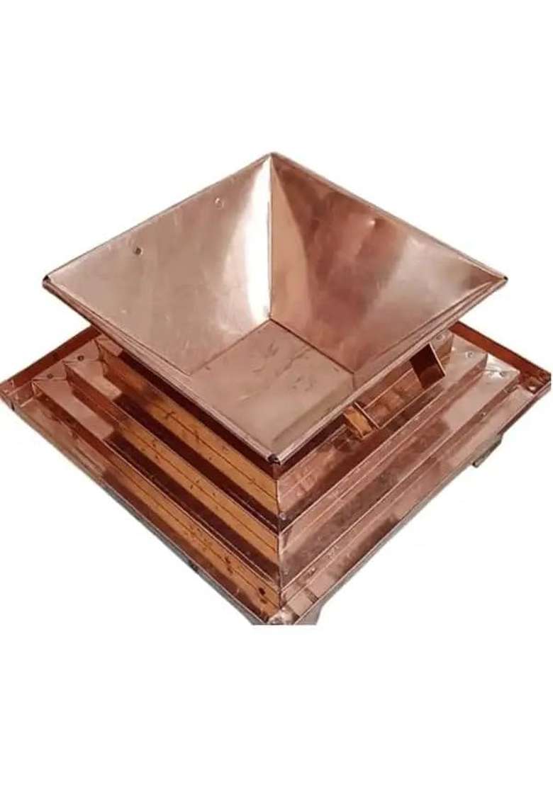 Hari Prem Havan Kund with Mekhala Traditional Copper - Indya