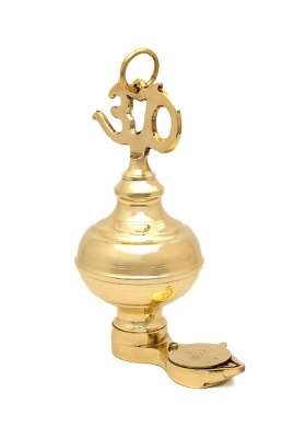 DMI Akhand Jyoti Diya Large Size with Lid 650ML Oil Capacity Puja and Navratri