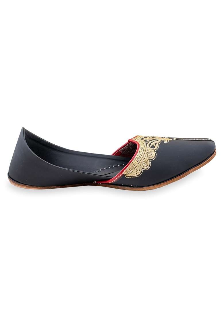 Korakari Mens Traditional Leather Punjabi Jutti Comfortable Mojari for Men - Indya