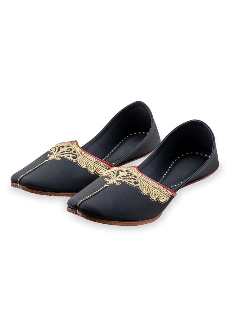 Korakari Mens Traditional Leather Punjabi Jutti Comfortable Mojari for Men - Indya