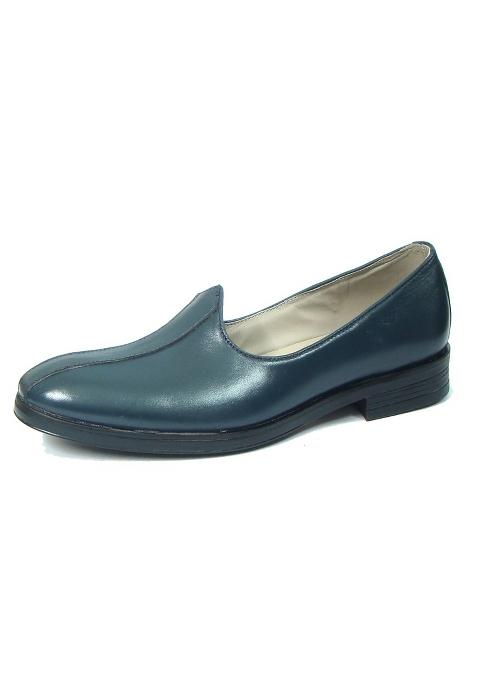ASM Blue Leather Nagra Shoes with Leather Upper Leather Insole Fully Leather Lining