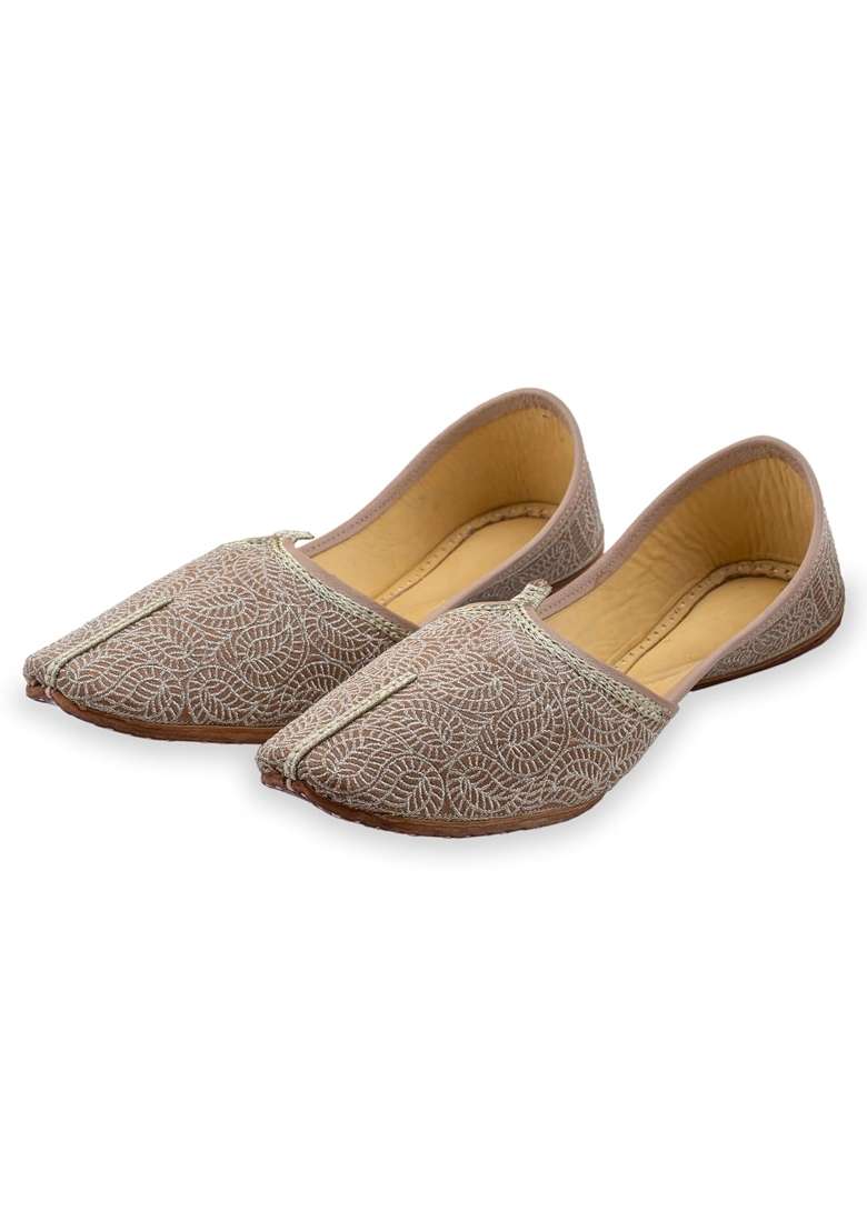 Korakari Mens Traditional Leather Punjabi Jutti Comfortable Mojari for Men - Indya