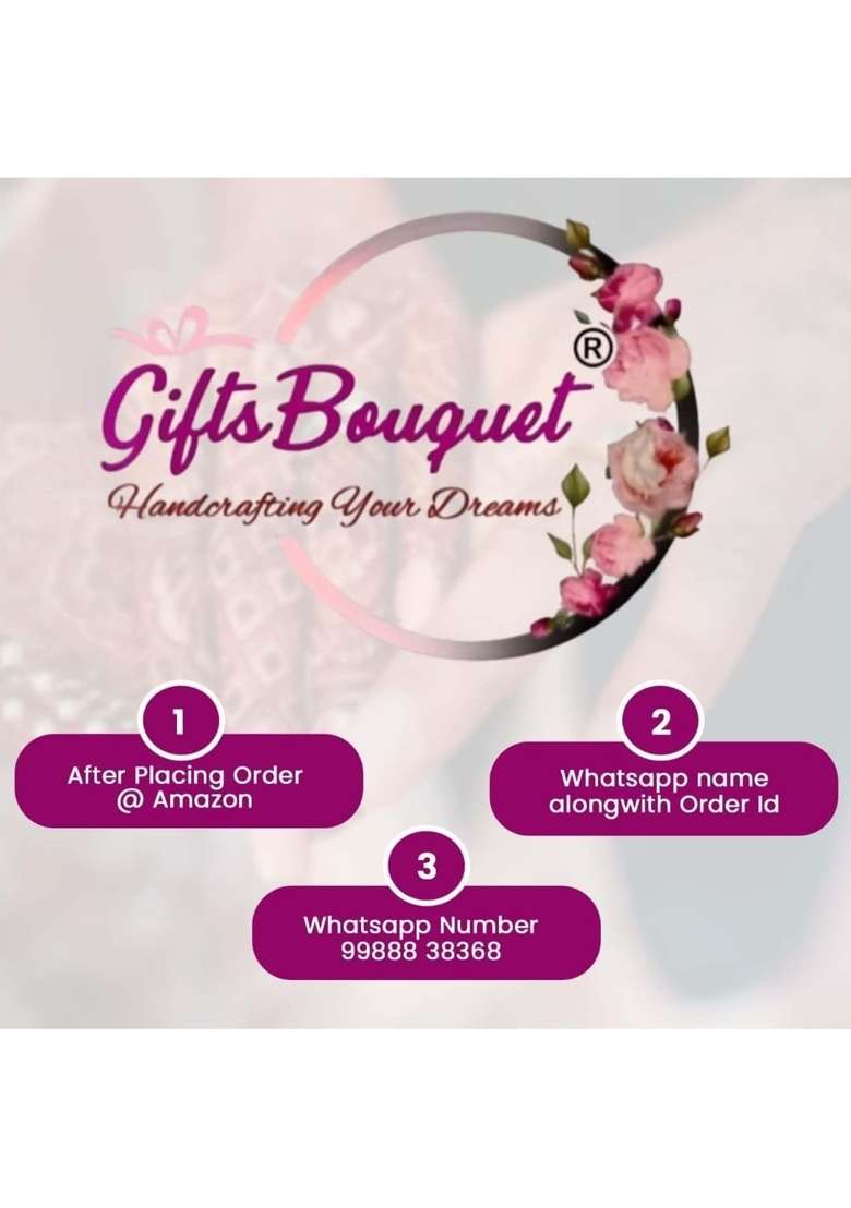 Giftsbouquet Purple Engagement Ring Platter for Ring Ceremony - Indya