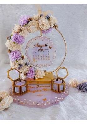 Artful Abode Engagement Ring Platter 10x10 Inch