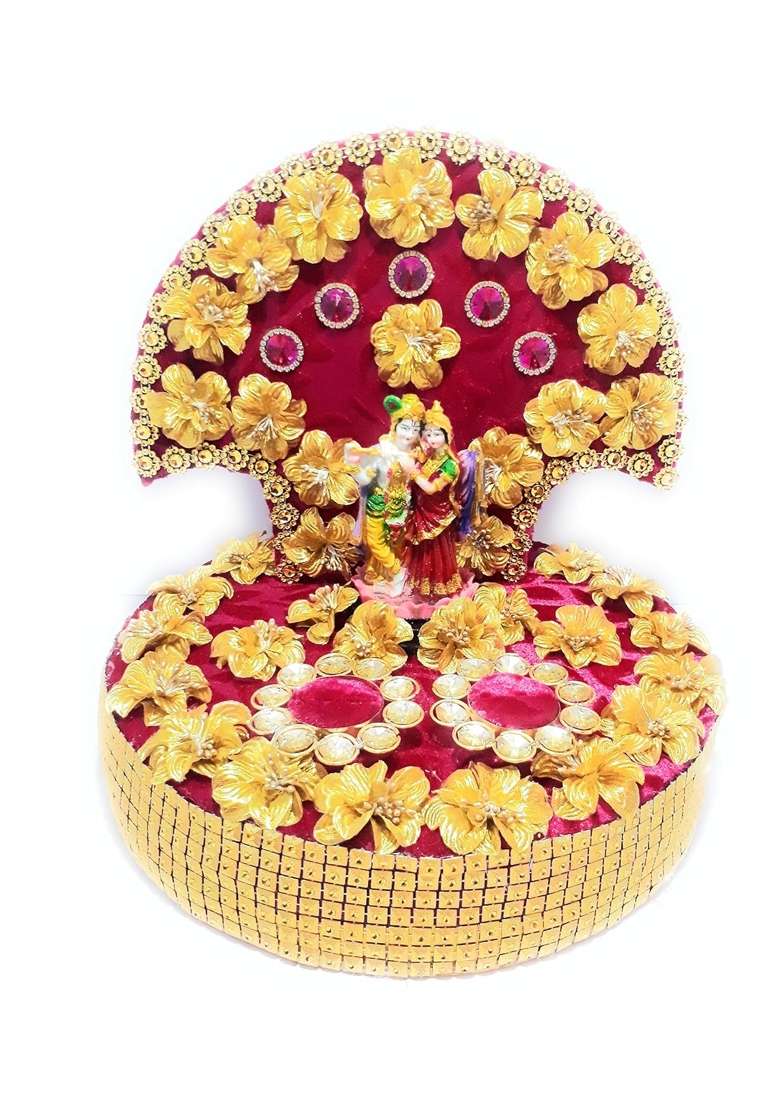 Smart Creations Ring Platter for Wedding Engagement Ring Ceremony Pink - Indya