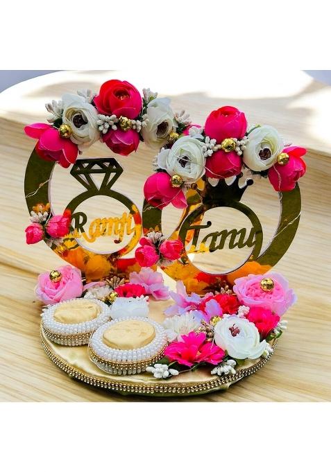 Personalized Engagement Ring Platter Custom Homemade Ring Plate