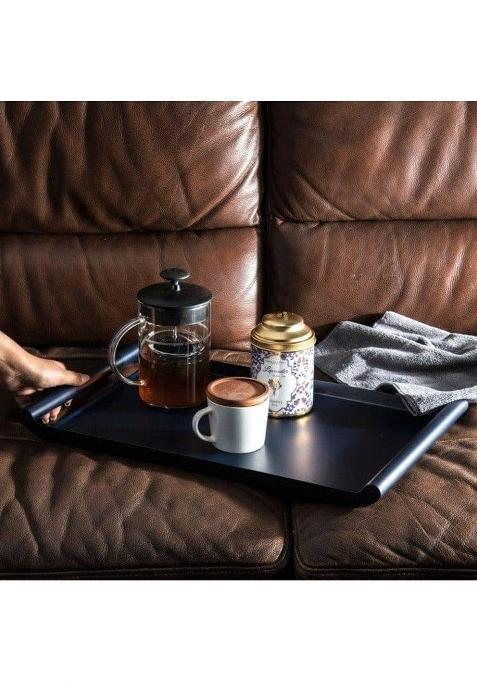 ESQ Living Bode Rectangular Serving Tray with Handles Serving Tray for Home Kitchen and Dining Table