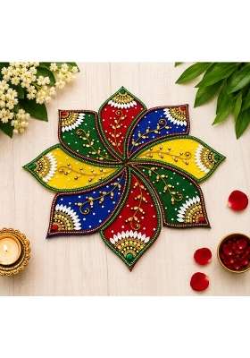 Acrylic Designer Festival Rangoli 17 Inches