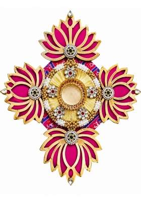 Mahikraaft Multicolour Diwali Rangoli Home Decor Ready to Use Auspicious Festive Rangoli Decoration