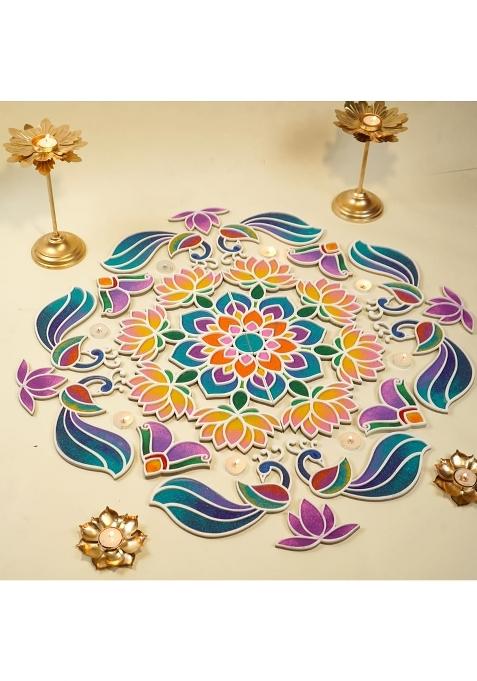 Decodesk Island Rangoli Nity Utsav 22 Inches Crochet Series