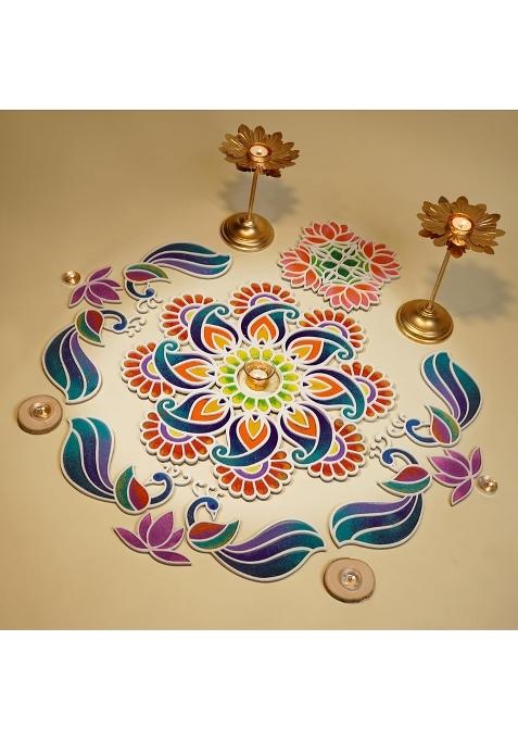 Decodesk Island Rangoli Mukund Utsav 22 Inches Crochet Series