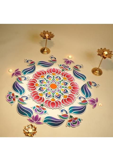 Decodesk Island Rangoli Bhavy Utsav 16 Inches Crochet Series