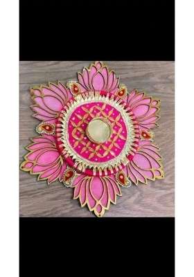 Aabhaas Design Multicolour Acrylic Handcrafted Decorative Designer Rangoli Set Floor Wall Table Rangoli