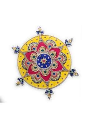 Har Collection Makes Handmade Decorative Acrylic Rangoli for Home Decor Size 18Inch