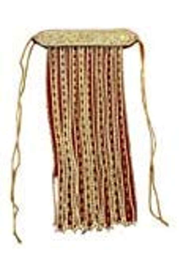 J Tushar Golden Groom Heavy Stone Sehra - Indya