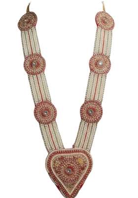 Red Handy House Traditional Groom Pan Haar Pearl String Wedding Pan Haar for Sehra