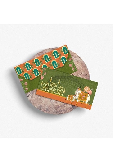 Infistyle Personalised Shagun Gift Envelopes Gold Foil Money Lifafa Pack of 20