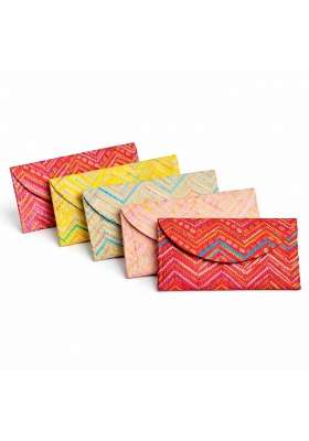 Nayashi Embroidered Shagun Envelopes with Sequin Highlights Wedding Cash Gift Money Envelope Set of 5