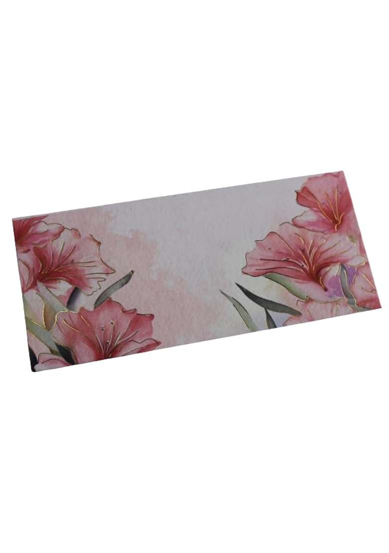 The Boxxit Floral Printed Matt Finish Shagun Envelopes Lifafa for Gifting Shagun Wedding Occasion Pack of 50 - Indya