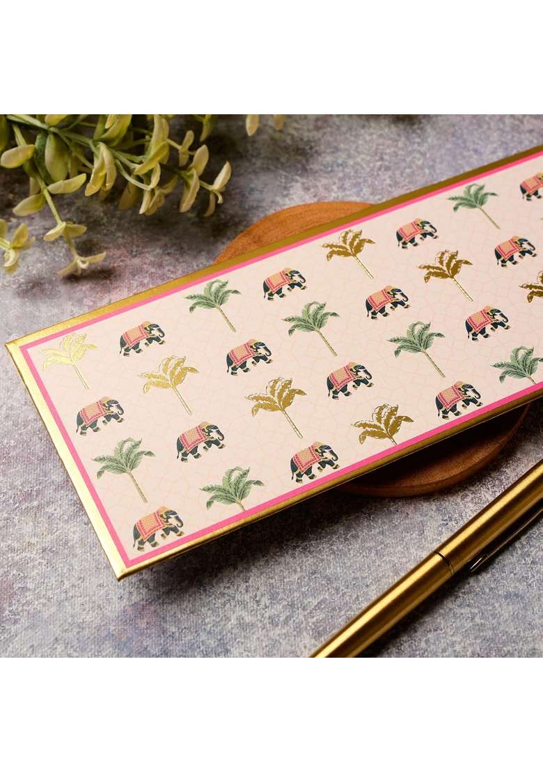 Pink Paper Co Shagun Envelope Money Envelopes for Gifting Cash with Gold Foil Printing Wedding Pack of 10 - Indya