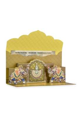 Fonsie Cash Shagun Fancy Design Envelopes for Gifting Money on Wedding Gift Pack of 10