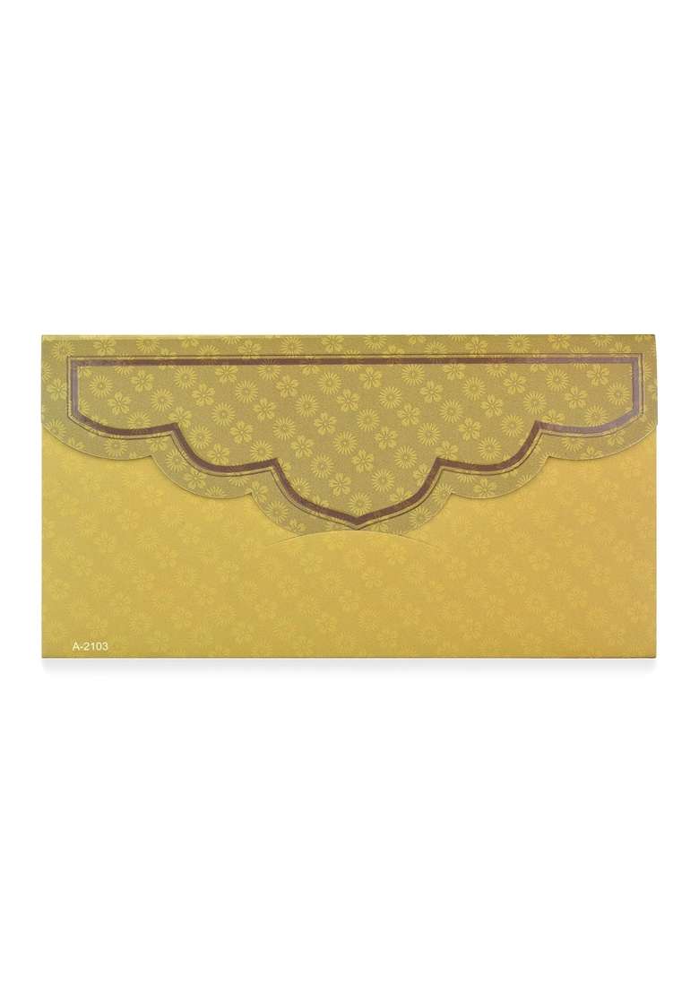 Fonsie Cash Shagun Fancy Design Envelopes for Gifting Money on Wedding Gift Pack of 10 - Indya