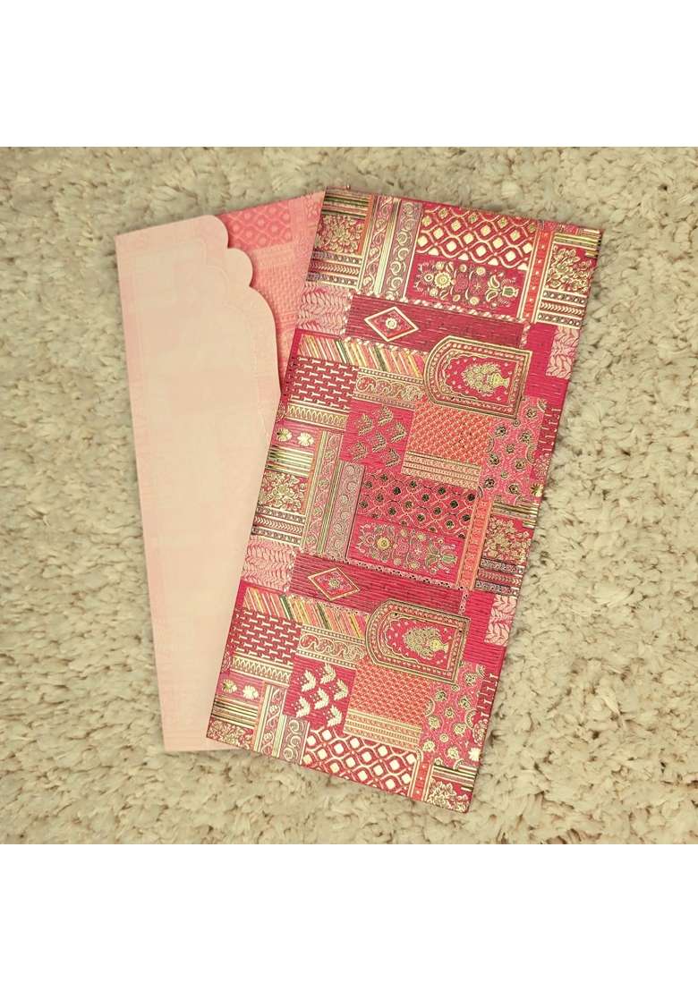 Fonsie Cash Shagun Fancy Design Envelopes for Gifting Money on Wedding Gift Baby Shower Gift Shagun Pack of 30 - Indya