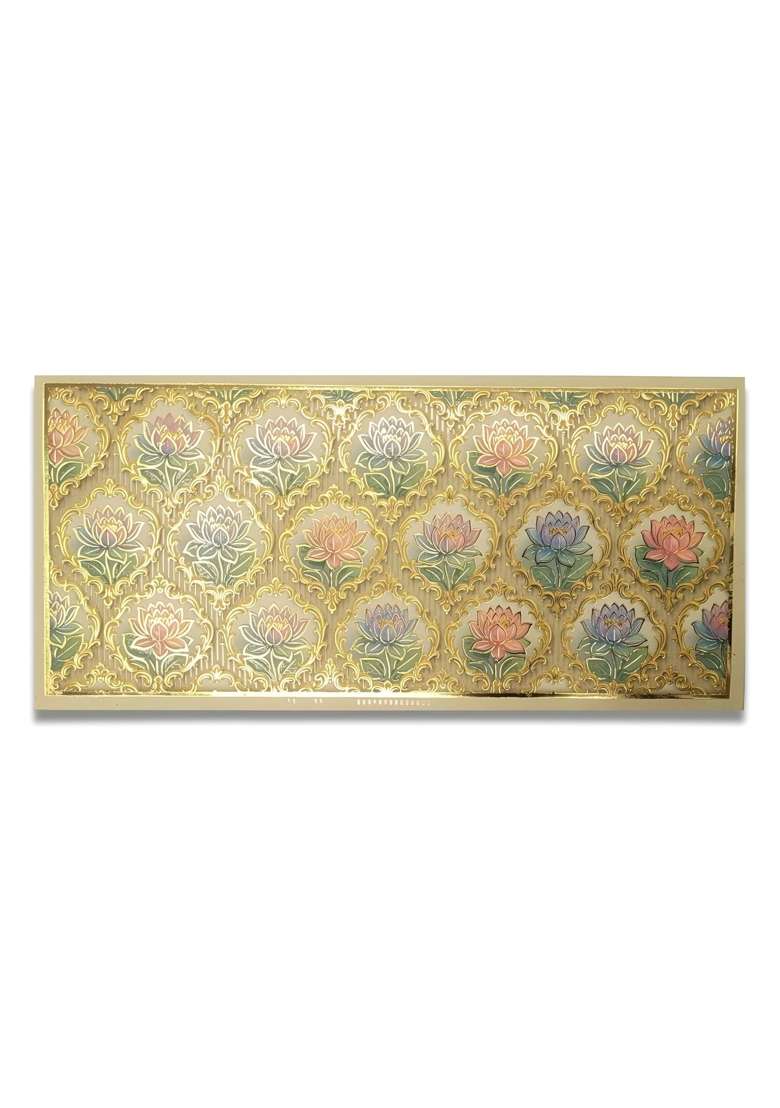 Fonsie Cash Shagun Fancy Design Envelopes for Gifting Money on Wedding Gift Baby Shower Shagun Pack of 50 - Indya