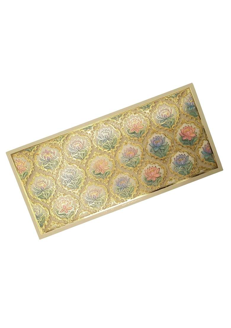 Fonsie Cash Shagun Fancy Design Envelopes for Gifting Money on Wedding Gift Baby Shower Shagun Pack of 50 - Indya