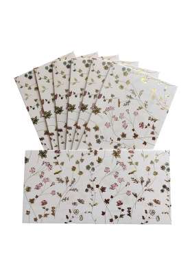 Jhintemetic Colourful Designer Shagun Lifafa Money Gift Envelope Digitally Printed for Gifting Money Pack of 50