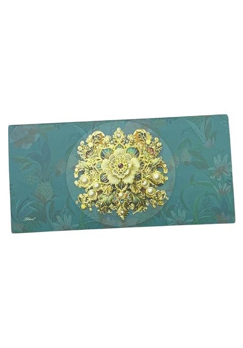 Vanya Creations Floral Bouquet Design 3 Fold Designer Shagun Envelopes for Gifting Money Rectangle Pack of 20
