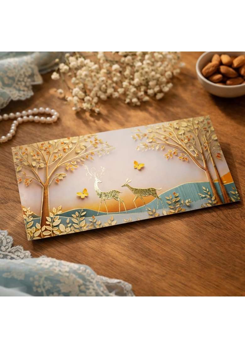 Fonsie Cash Shagun Fancy Design Envelopes for Gifting Money on Wedding Gift Baby Shower Gift Shagun Pack of 20 - Indya