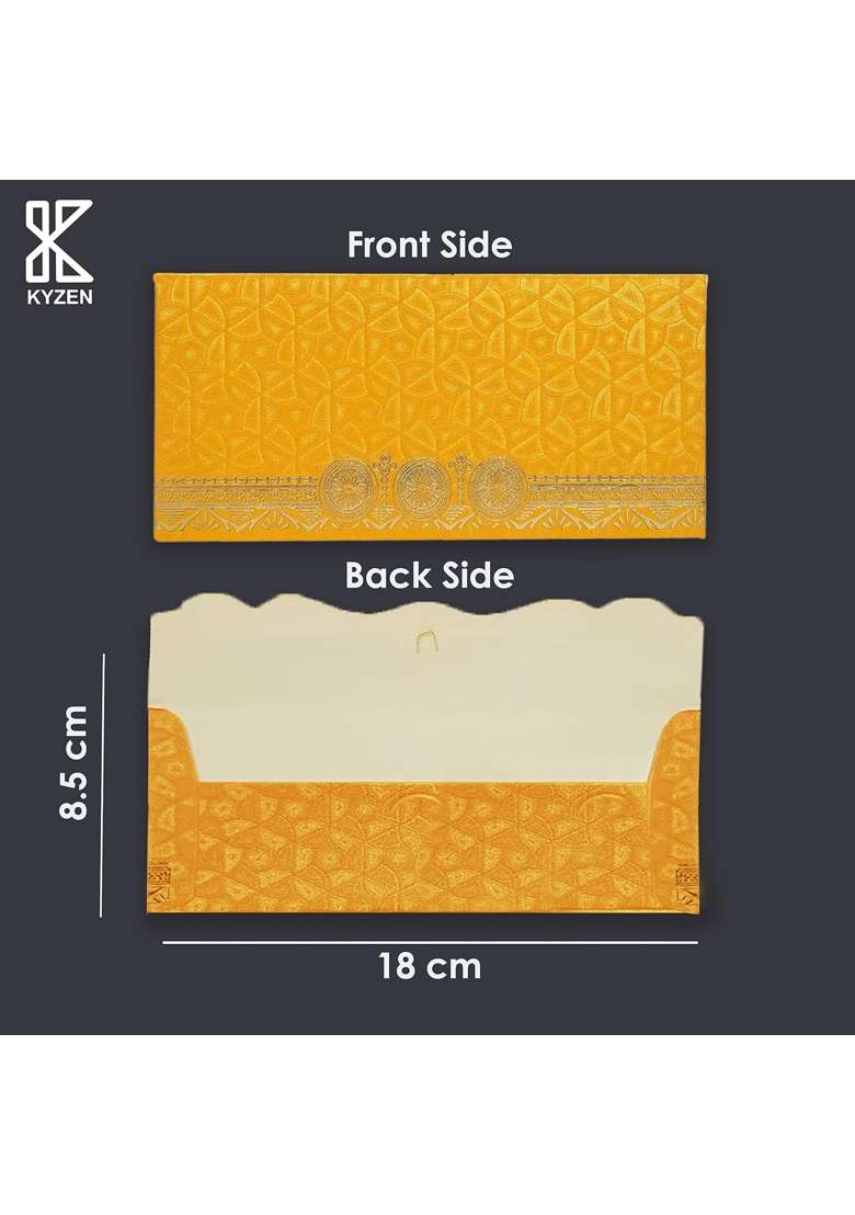 Kyzen Shagun Envelope Flower Designer Money Envelope Wedding Engagement Cash Gift Money Cover - Indya