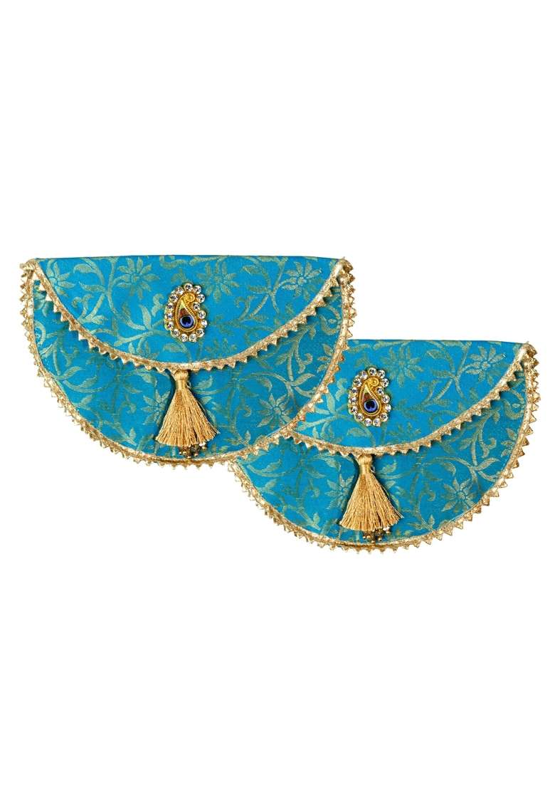 Navkathanak Blue Cloth Shagun Lifafa - Indya