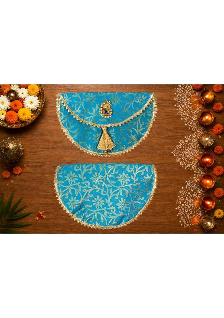 Navkathanak Blue Cloth Shagun Lifafa - Indya
