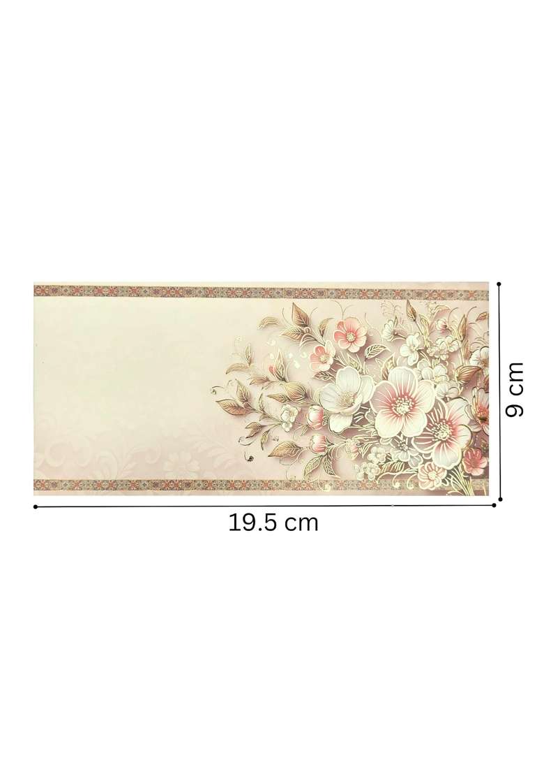 Fonsie Cash Shagun Fancy Design Envelopes for Gifting Money on Wedding Gift Baby Shower Gift Shagun Pack of 30 - Indya