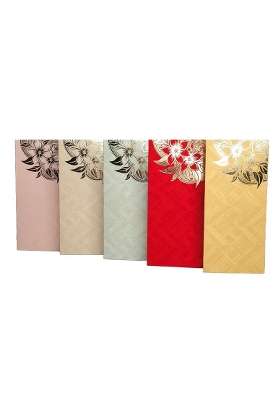 Fonsie Cash Shagun Fancy Floral Design Envelopes for Gifting Money on Wedding Gift Baby Shower Gift Pack of 50