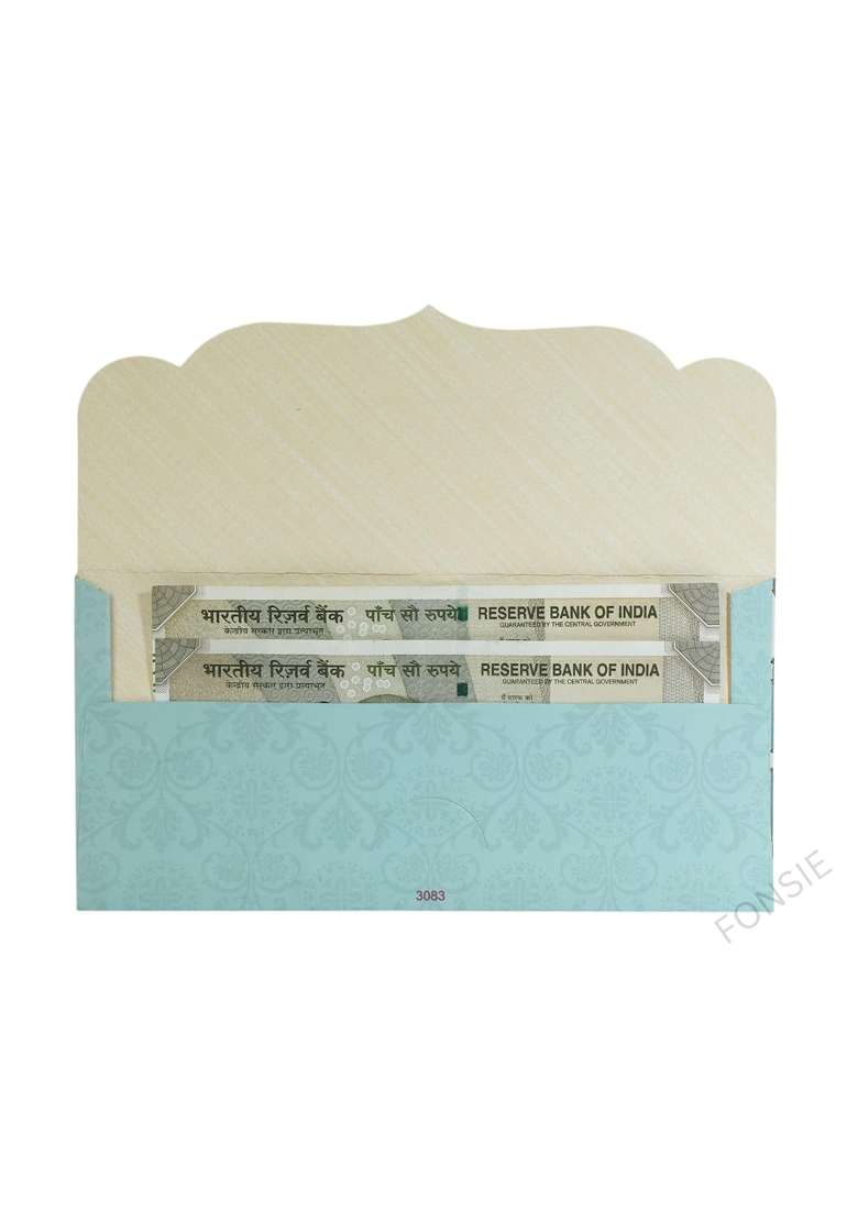 Fonsie Cash Shagun Fancy Design Envelopes for Gifting Money on Wedding Gift Pack of 75 - Indya
