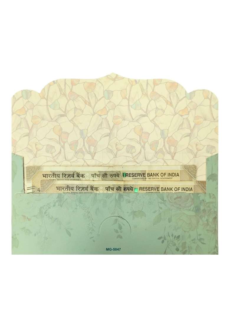 Fonsie Cash Shagun Fancy Design Envelopes for Gifting Money on Wedding Gift Baby Shower Gift Shagun Pack of 20 - Indya